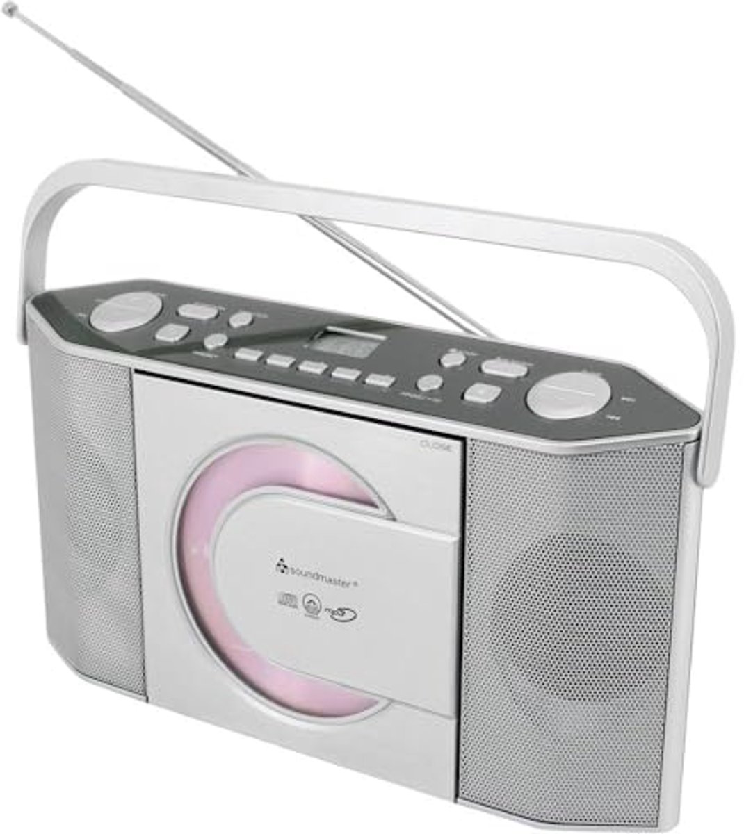 Draagbare radio CD-speler met FM, PLL en MP3-afspeelmogelijkheden