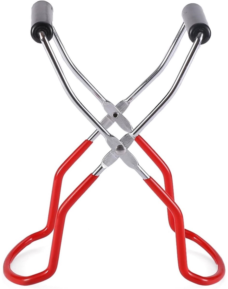 EXCITAT Inblikklem - Bliklifter - met handvat - Roestvrij staal - Past op de meeste blikken - Rood
