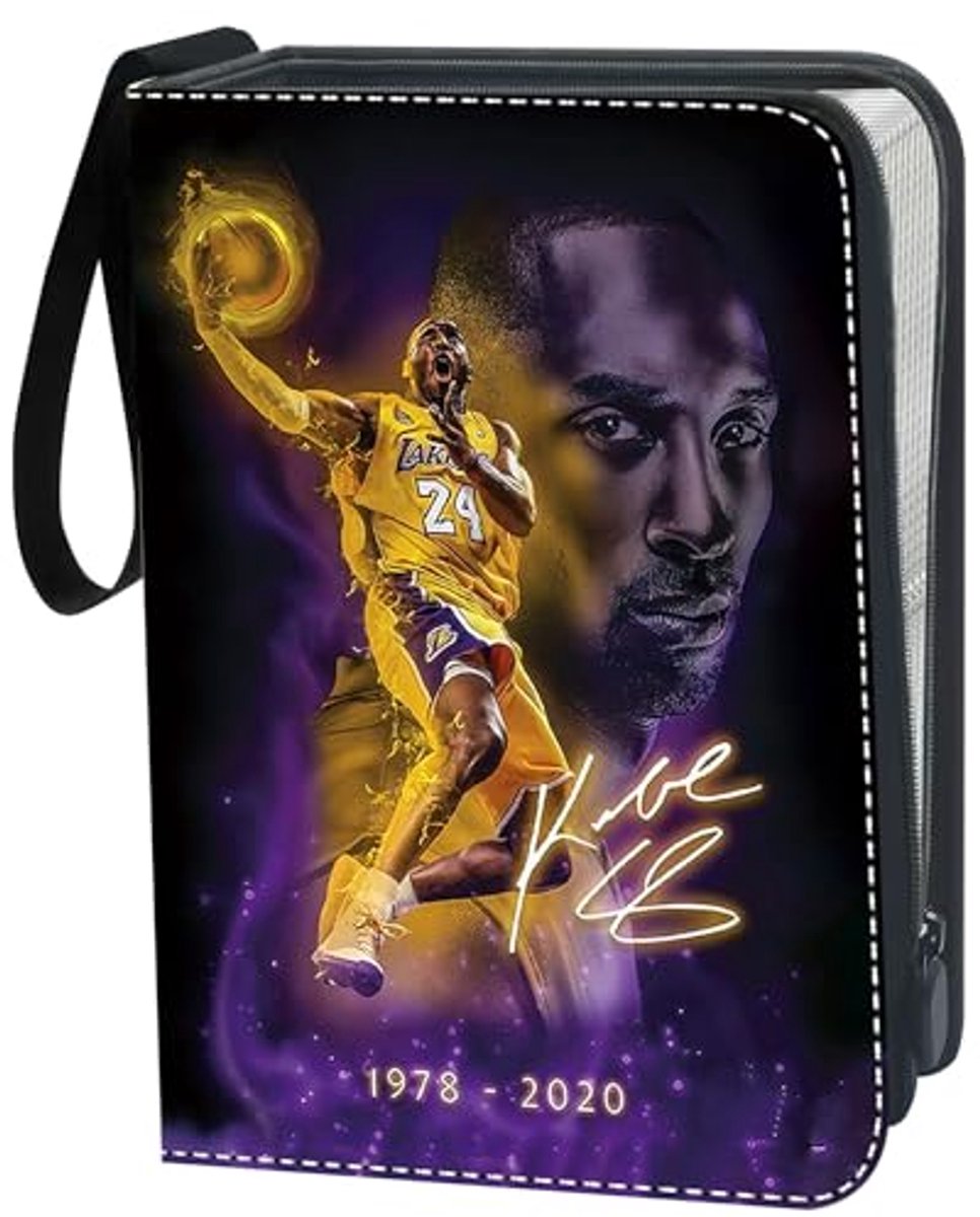 Basketbal verzamelalbum met 440 kaarten, waterdicht en draagbaar