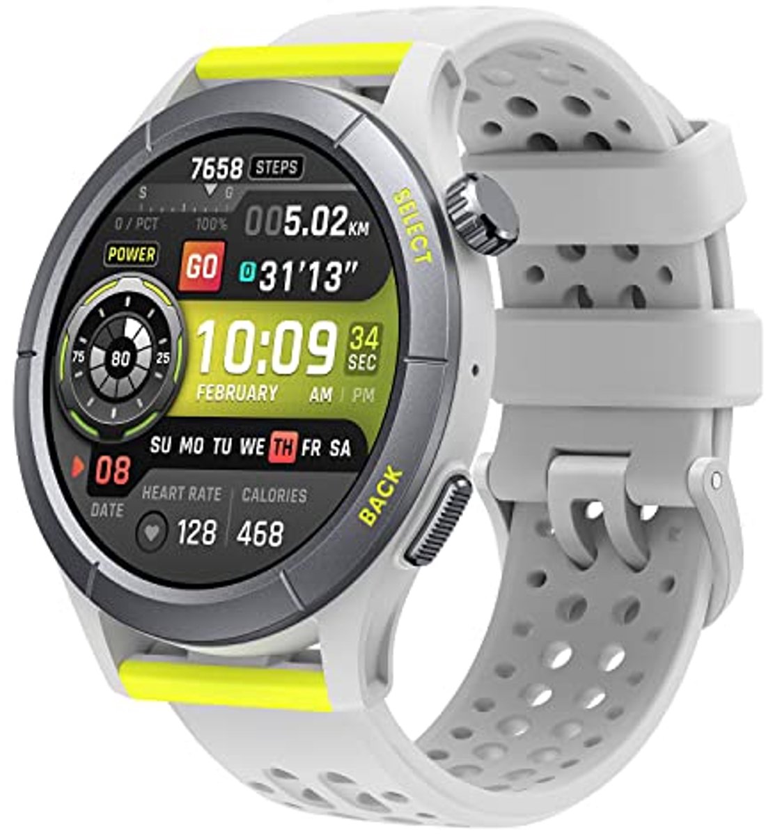 47mm Smartwatch met Dual-Band GPS, Routennavigatie, Offline Kaarten en Hartslagmeter - 14 Dagen Batterijduur
