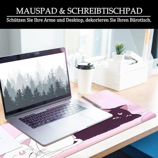 Grote Roze Gaming Muismat - XL Bureaumat voor Professionele Gamers — afbeelding 4