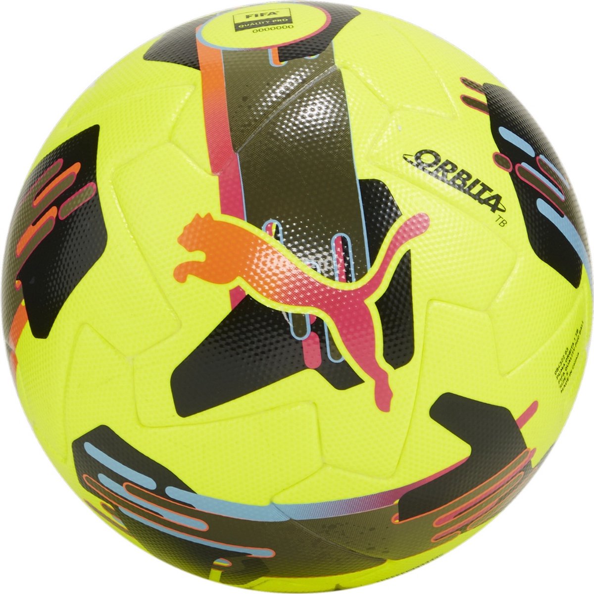 Puma Kinder Fußball Match Ball Orbita 1 TB (FIFA Quality Pro) 084322 Lemon Tonic-Multicolor-5