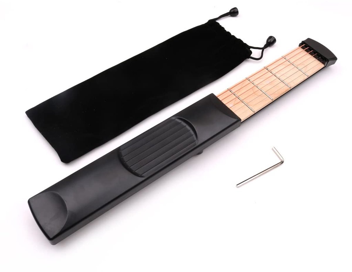 6 Fret Draagbare Linkerhand Pocket Gitaar Praktijk Tool Gitaar Gadget Akkoord Trainer Voor Beginner Gitarist Praktijk Training