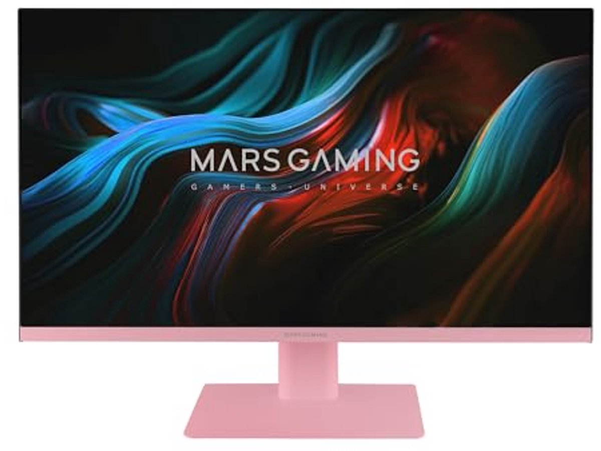 24" IPS FHD Monitor 120Hz met HDR10, 1ms Reactietijd, FreeSync & G-SYNC, Ingebouwde Speakers, Roze