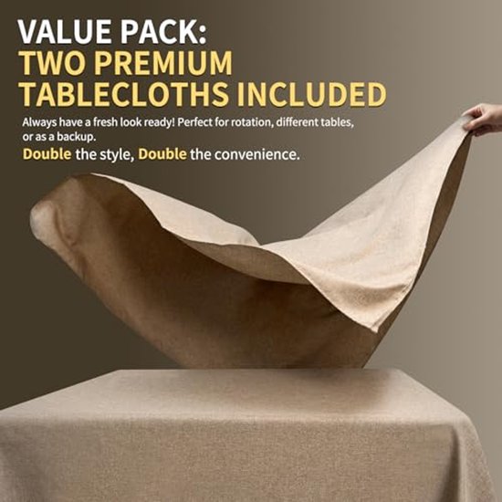 Tafelkleed 240x240 cm wit tafel 180 cm rond huren? | Roovers Verhuur regio Breda