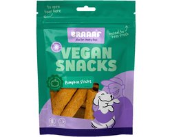 10x Braaaf Hondensnack Sticks Pompoen 6 cm 80 gr