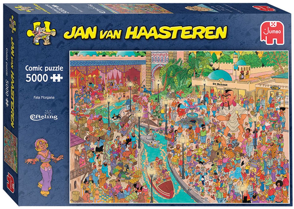 Bol.com Jan van Haasteren - Efteling Fata Morgana - 5000 stukjes puzzel - Legpuzzel aanbieding