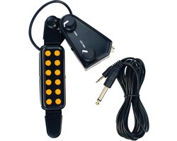TheLau - Akoestische gitaar pickup met volume tuner set - Transducer converter - Accessoires voor akoestische gitaar - 12 gaten
