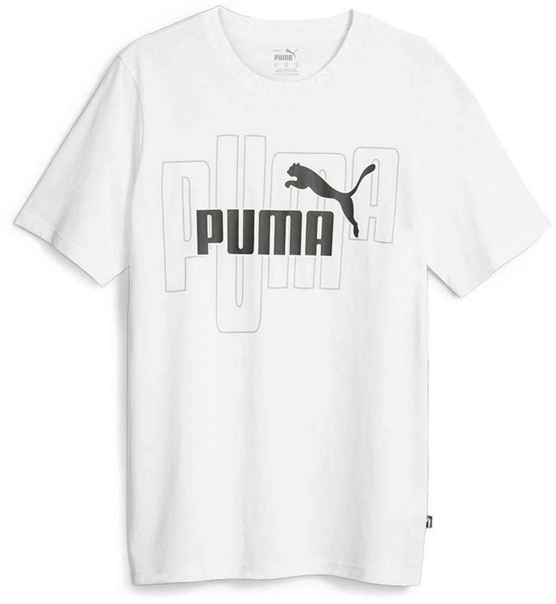 Puma Graphics No. 1 Logo T-shirt Met Korte Mouwen M Wit