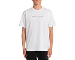 Rvca Balance Stacks T-shirt Met Korte Mouwen Wit XL Man
