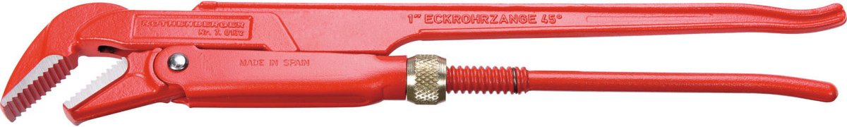 ROTHENBERGER Hoekpijptang, 45 graden, 1" - 070132X