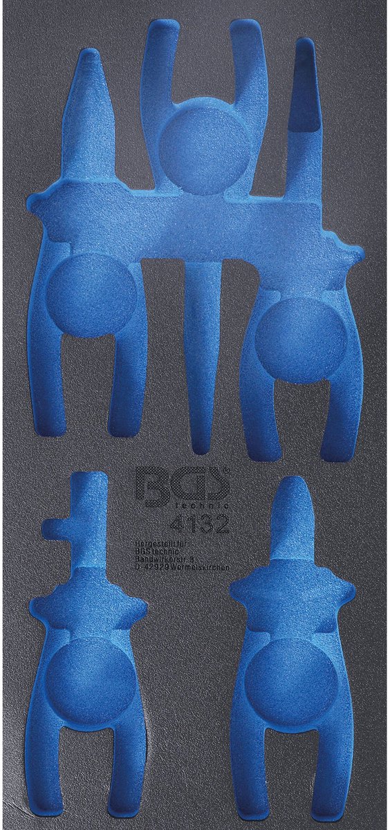 BGS Werkplaatswageninzet 1/3 leeg voor art. 4132 - 4132-1