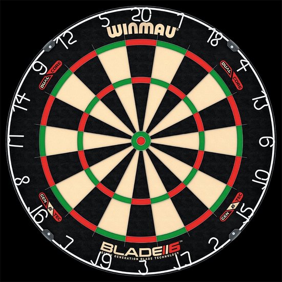 Winmau Blade 6 Dual Core dartbord