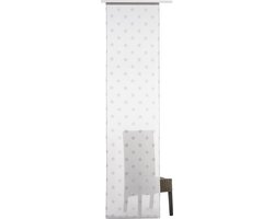 Elbersdrucke Schuifgordijn Star Allover 245x60 cm wit transparant