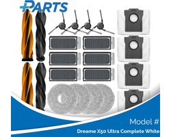 Dreame X50 Ultra Complete White Onderhoudsset (Plus.Parts® alternatief voor RAK59)