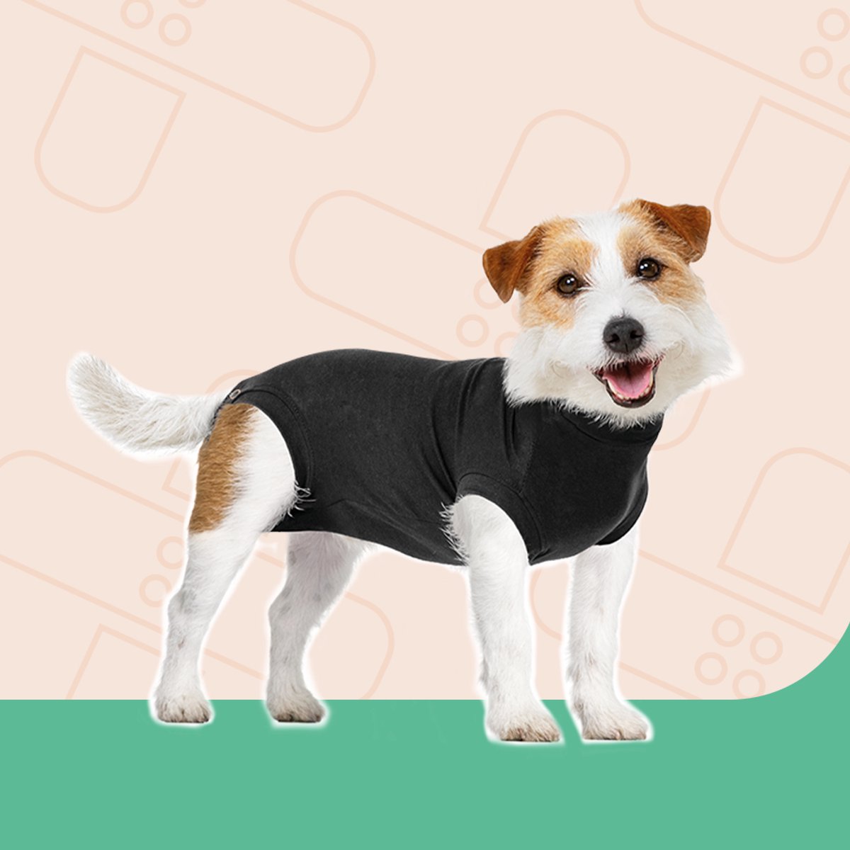 Bol.com Suitical Herstel Shirt Hond Zwart XXS aanbieding