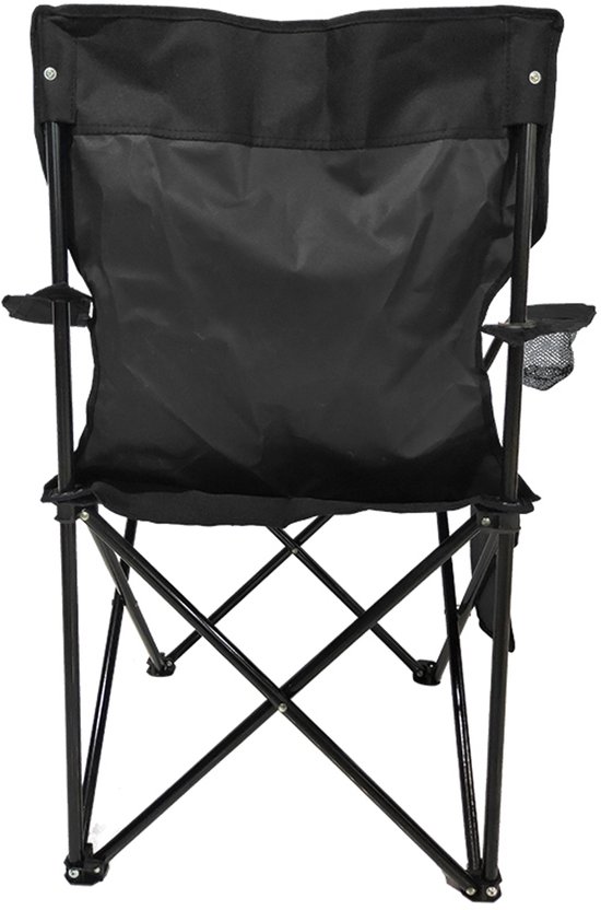 Lopoleis® Campingstoel - Klapstoel - Campingstoel opvouwbaar - Visstoel - Vouwstoel - Strandstoel - Inklapbaar - Lichtgewicht - Outdoor Stoel - 1.6kg - Zwart — afbeelding 5