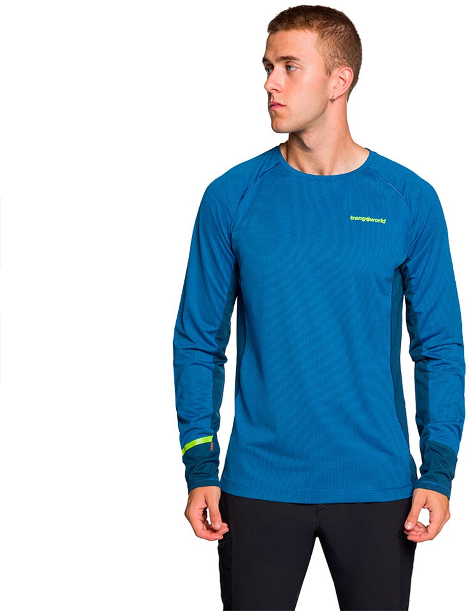 Trangoworld Rimont T-shirt Met Lange Mouwen Man Marineblauw