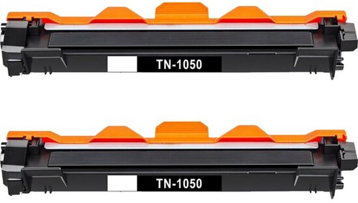 TN-1050 2x Zwart Huismerk Toner | Compatible met Brother TN-1050 Zwart | Geschikt voor Brother MFC-1810(E) -1810R -1815R -1910W HL-1110(E) -1110R -1112(E)(R) -1210W, -1212W DCP-1510(E)(R), -1512(E), -1512R, -1610W, -1612W, P115(B)(W), M115W, M115FW