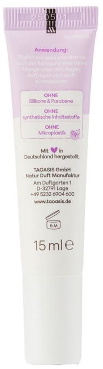 Baldini zachte oogcrème lavendel bio Demeter