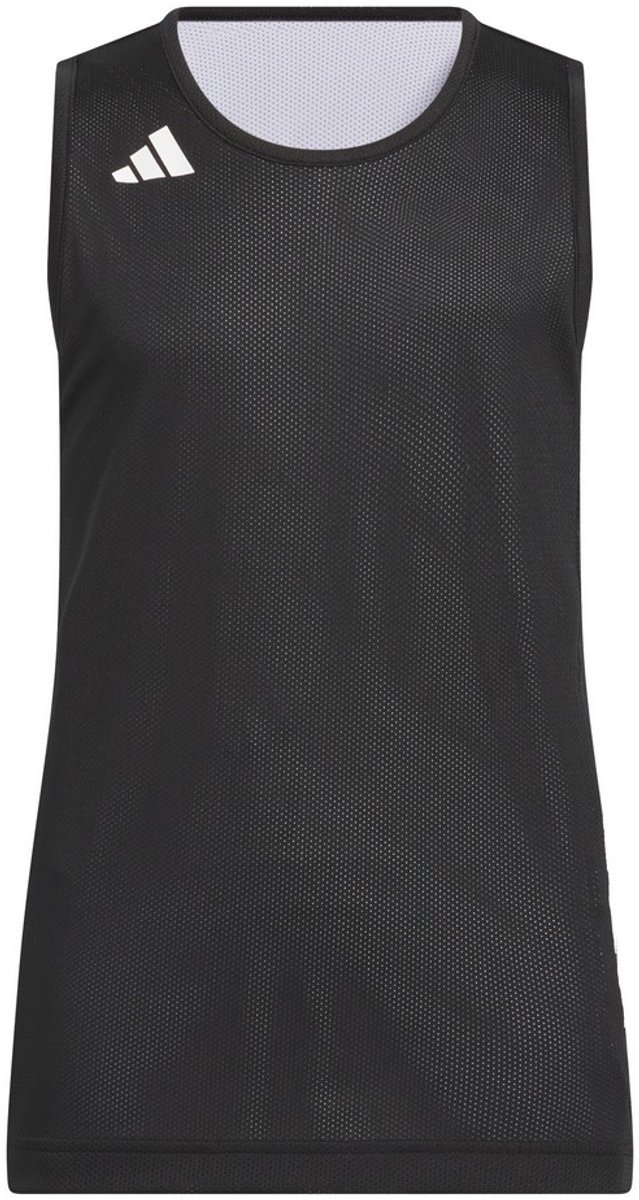 Adidas 3g Speed Reversible Basketball Aeroready Junior Mouwloos T-shirt 13-14 Years Kinderen Zwart
