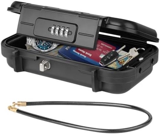Draagbare Safe Box - Mini Kluis met 4-Cijferig Codeslot