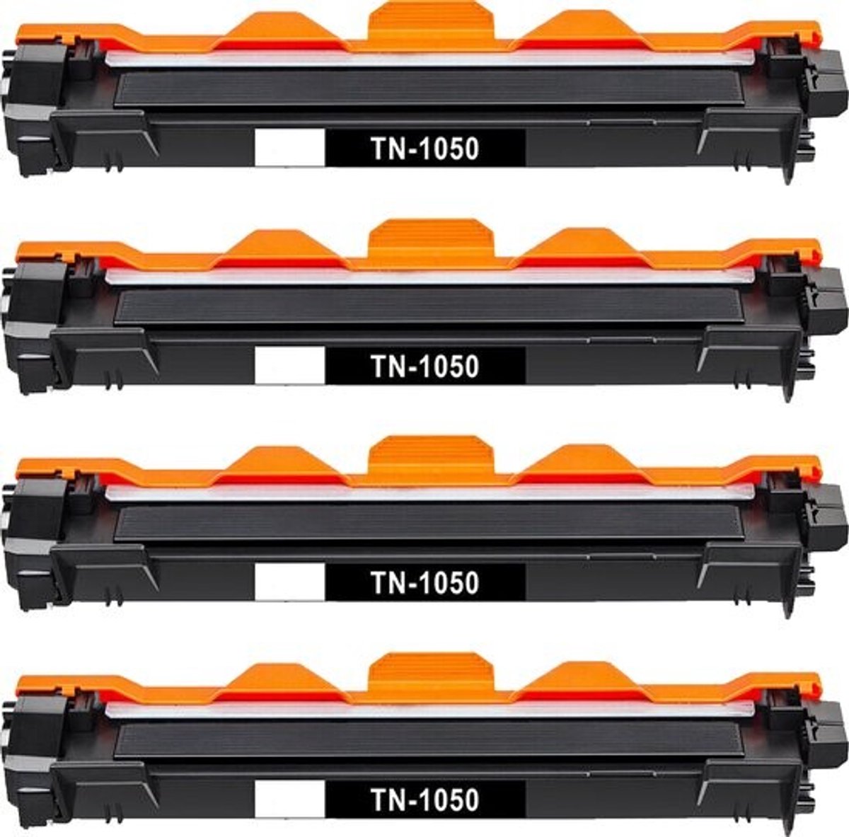 TN-1050 4x Zwart Huismerk Toner | Compatible met Brother TN-1050 Zwart | Geschikt voor Brother MFC-1810(E) -1810R -1815R -1910W HL-1110(E) -1110R -1112(E)(R) -1210W, -1212W DCP-1510(E)(R), -1512(E), -1512R, -1610W, -1612W, P115(B)(W), M115W, M115FW