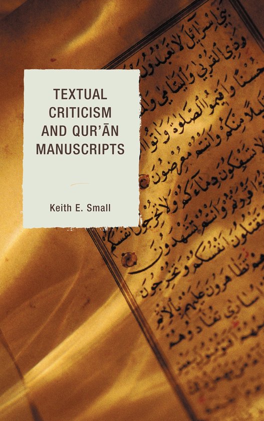 Textual Criticism and Qur'An Manuscripts - cover