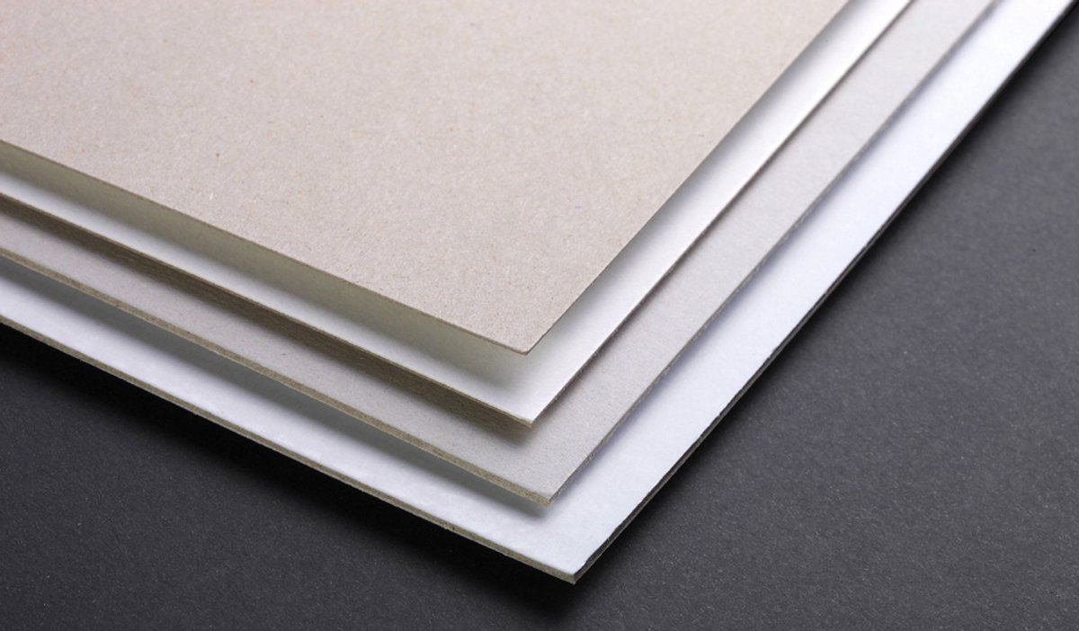 Clairefontaine grijs karton, 1,0 mm dikte, 10 vel