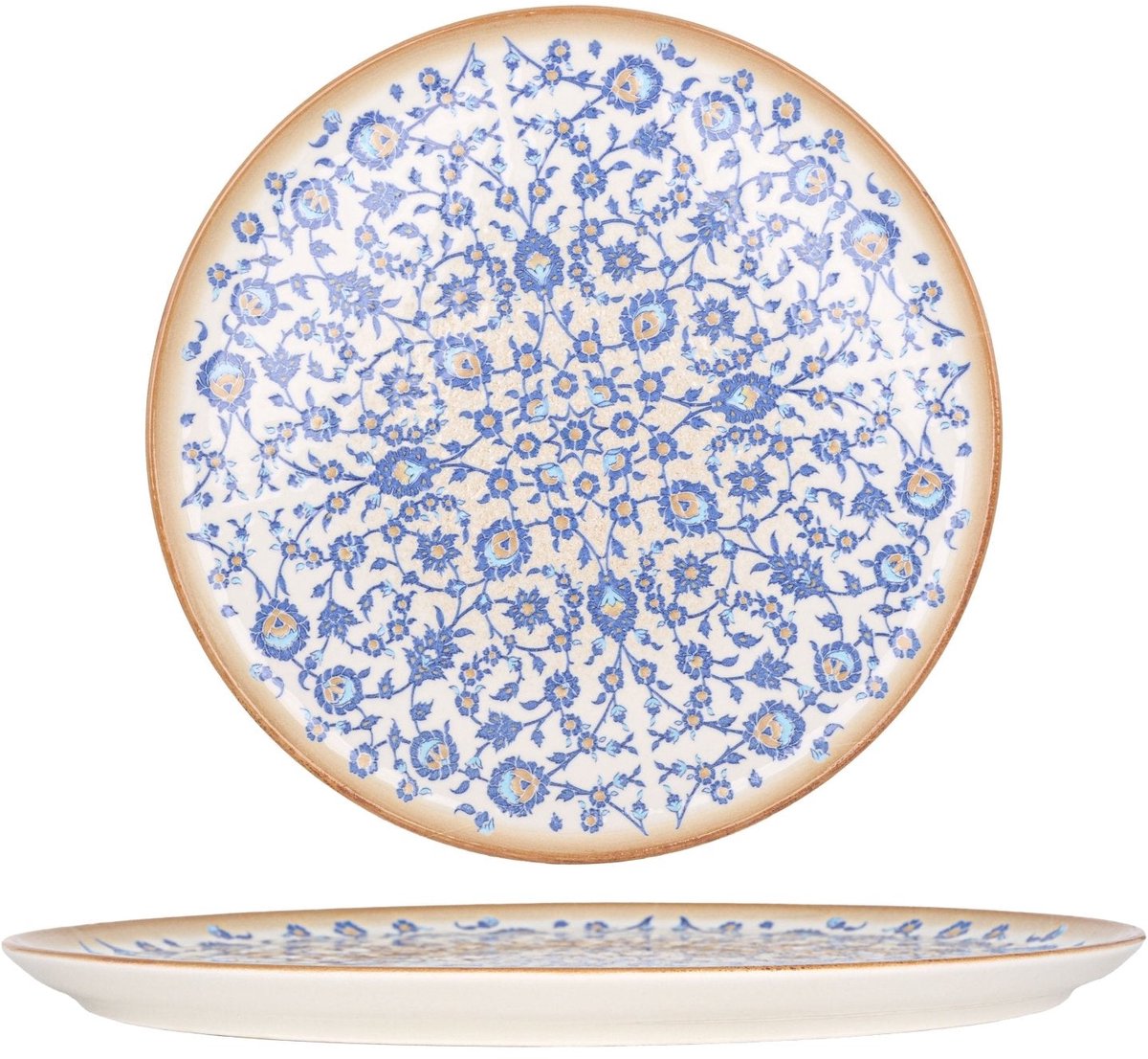 Rinart Pizzabord - Tiara - Porselein - 32 cm - set van 2