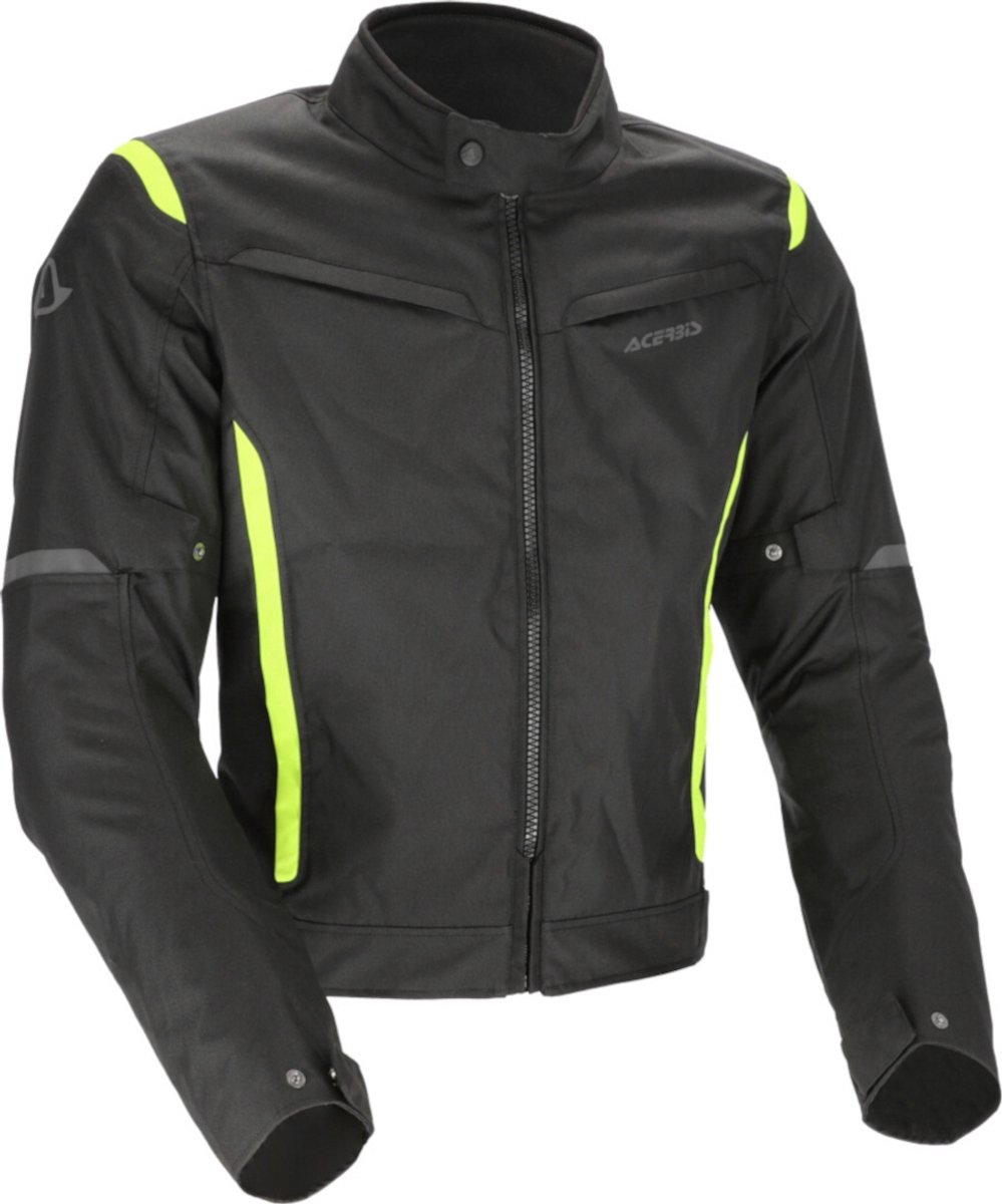 Acerbis X-MAT 2.0 Zwart Geel Textiele Motorjas - Jas