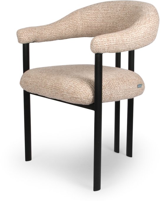 Chaise de salle à manger Milton & Oldbrook Basel Taupe