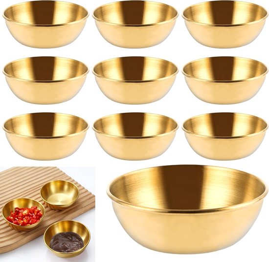 Dipschaaltjes, set van 4 - Goldscherben - De Koffiefabriek