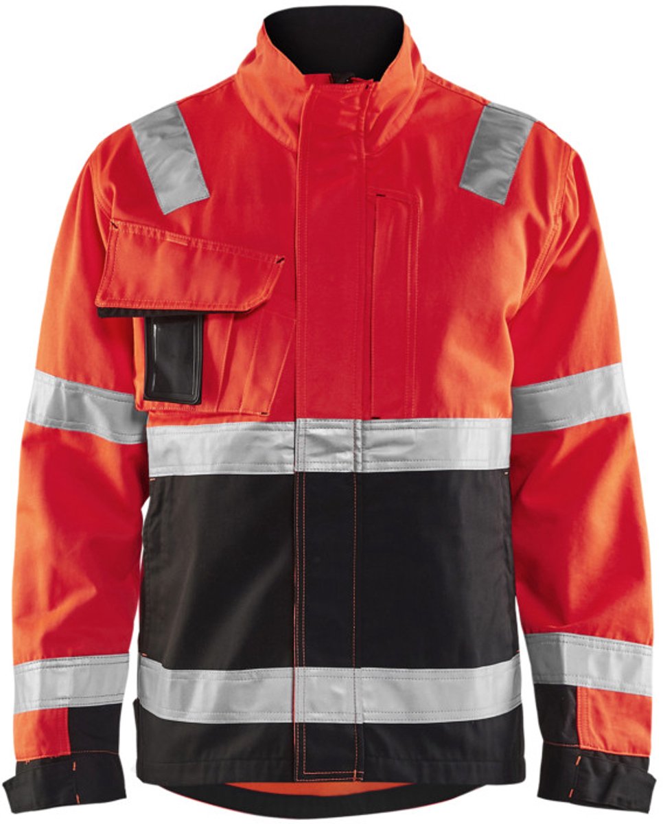 Blaklader Jack High Vis 4064-1811 - High Vis Rood/Zwart - L