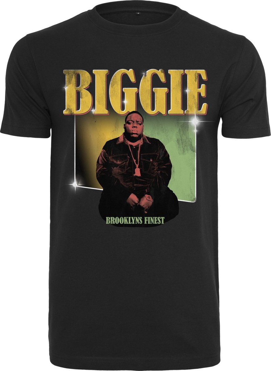Mister Tee Notorious Big Finest Heren T-shirt S Zwart