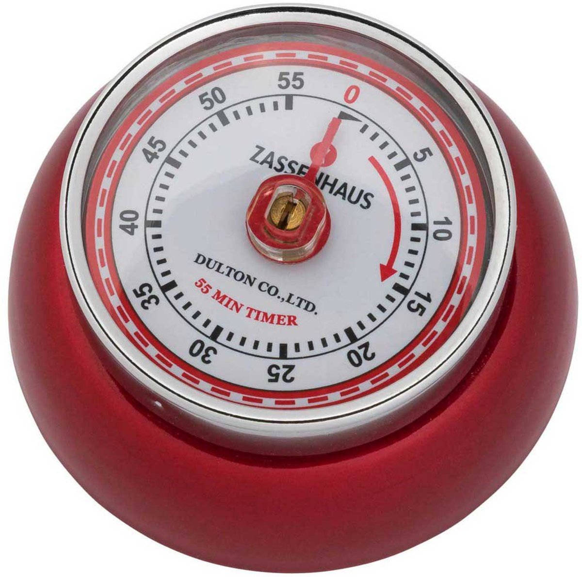 Zassenhaus 71849 Analoge Keuken Timer Rood