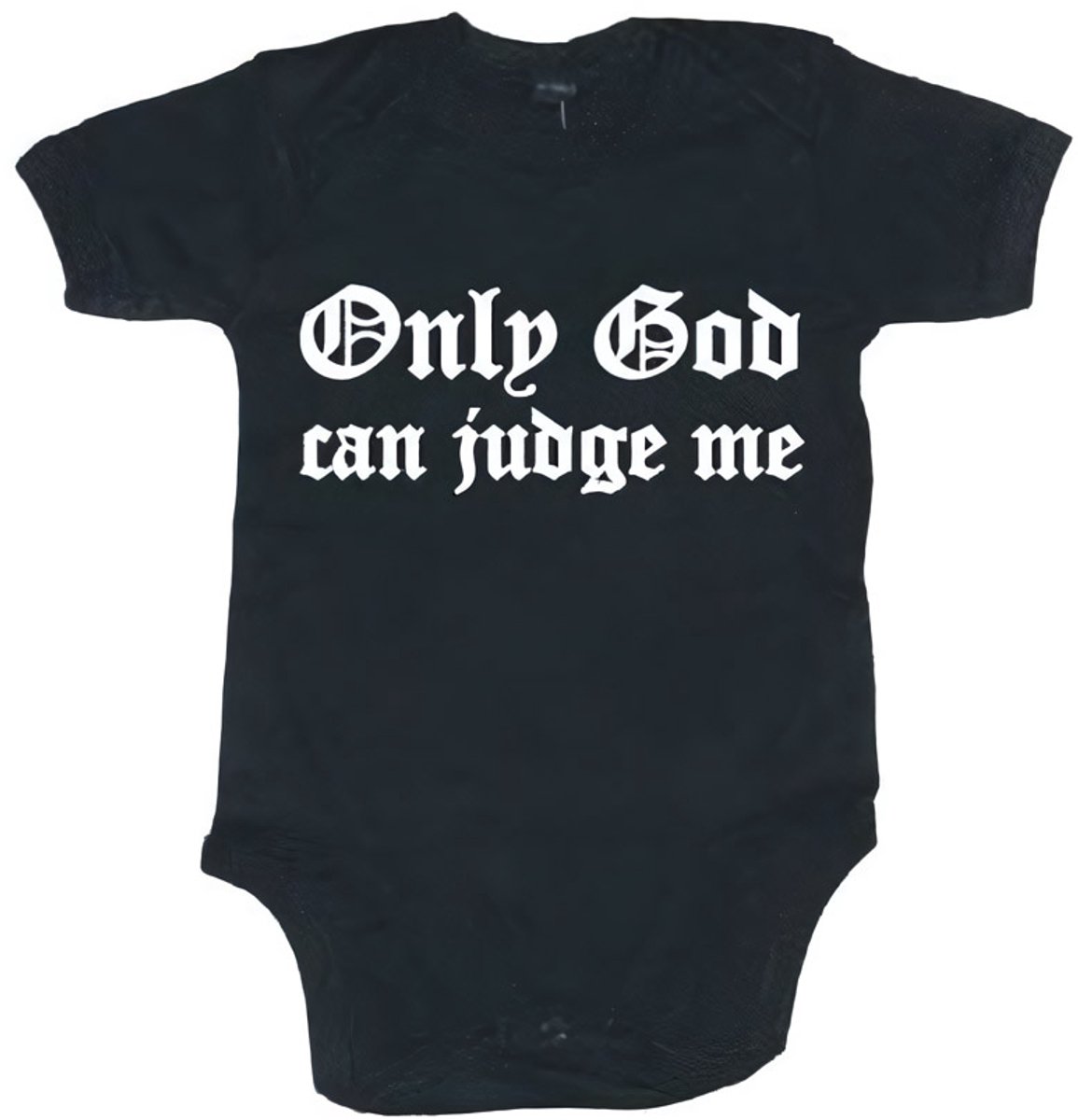 Hybris Kinder Only God Can Judge Me Body SH-13-10378-L71 Black-6-12Monate