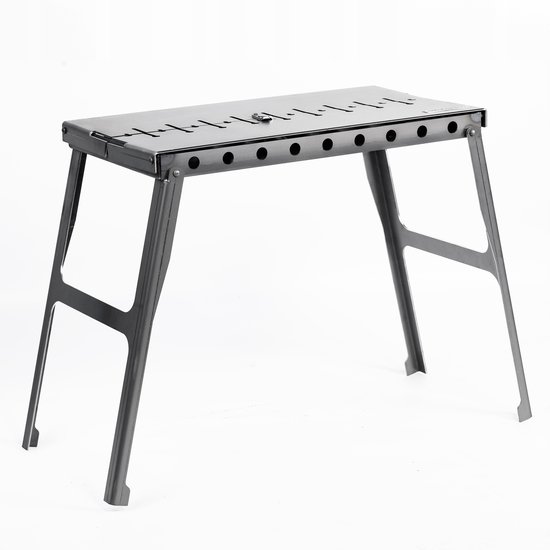 Mangal Grill Koffer 10 Spiesen Kool Grill 3mm Staal Opvouwbaar — afbeelding 5