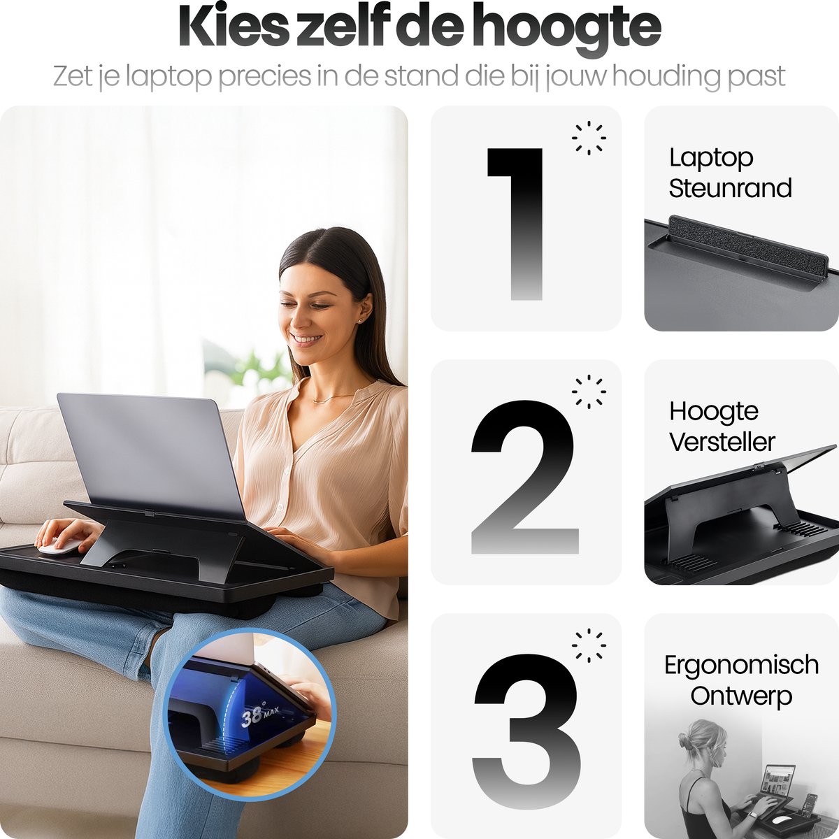 Phreeze Laptopkussen 15 inch thumbnail 3
