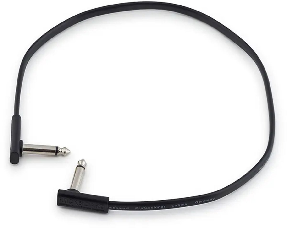 RockBoard Flat Patch Cable mono jack haaks 45 cm