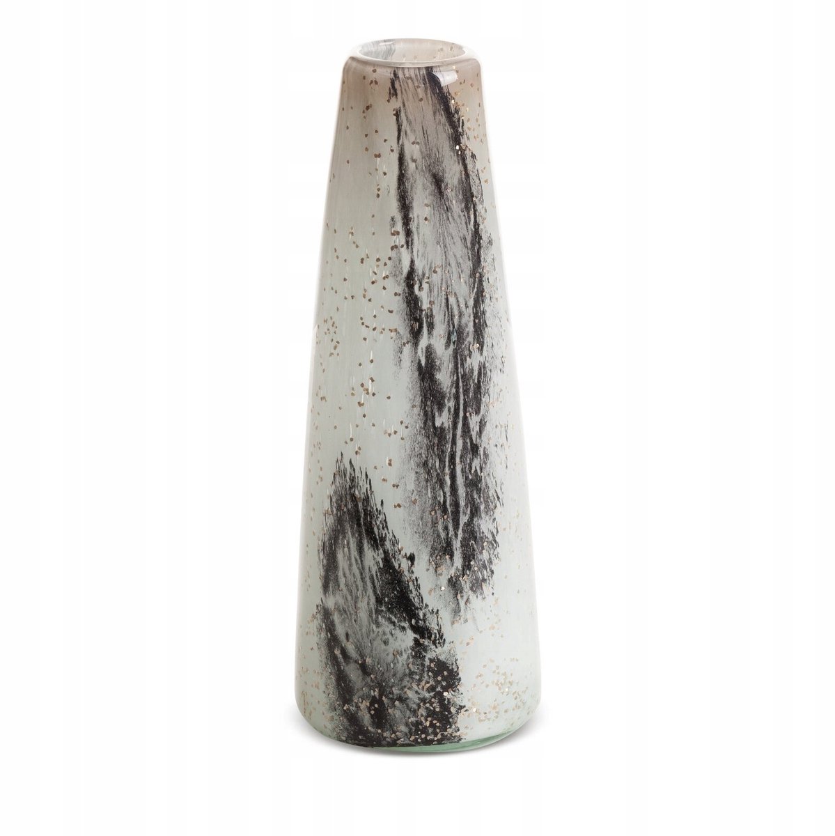 Lucas Glazen Vaas Decoratief 11x11x31 cm Crème