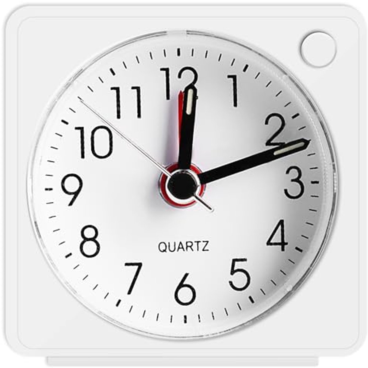 Draagbare Mini Wekker met Snooze en Backlight Functie voor Thuis en Reizen