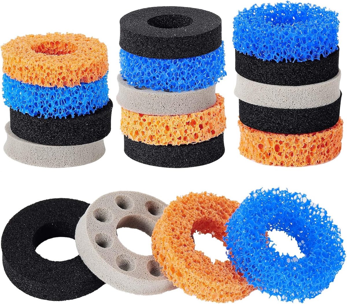 18 Pcs Precision Rings - Aim Assist Rings - Motion Control voor ROG Ally - Legion Go - PS5 - Steam Deck - PS4 - Xbox Series X/S - Xbox One - Switch - Switch OLED - Switch Pro Controller - 4 Verschillende Sterkte