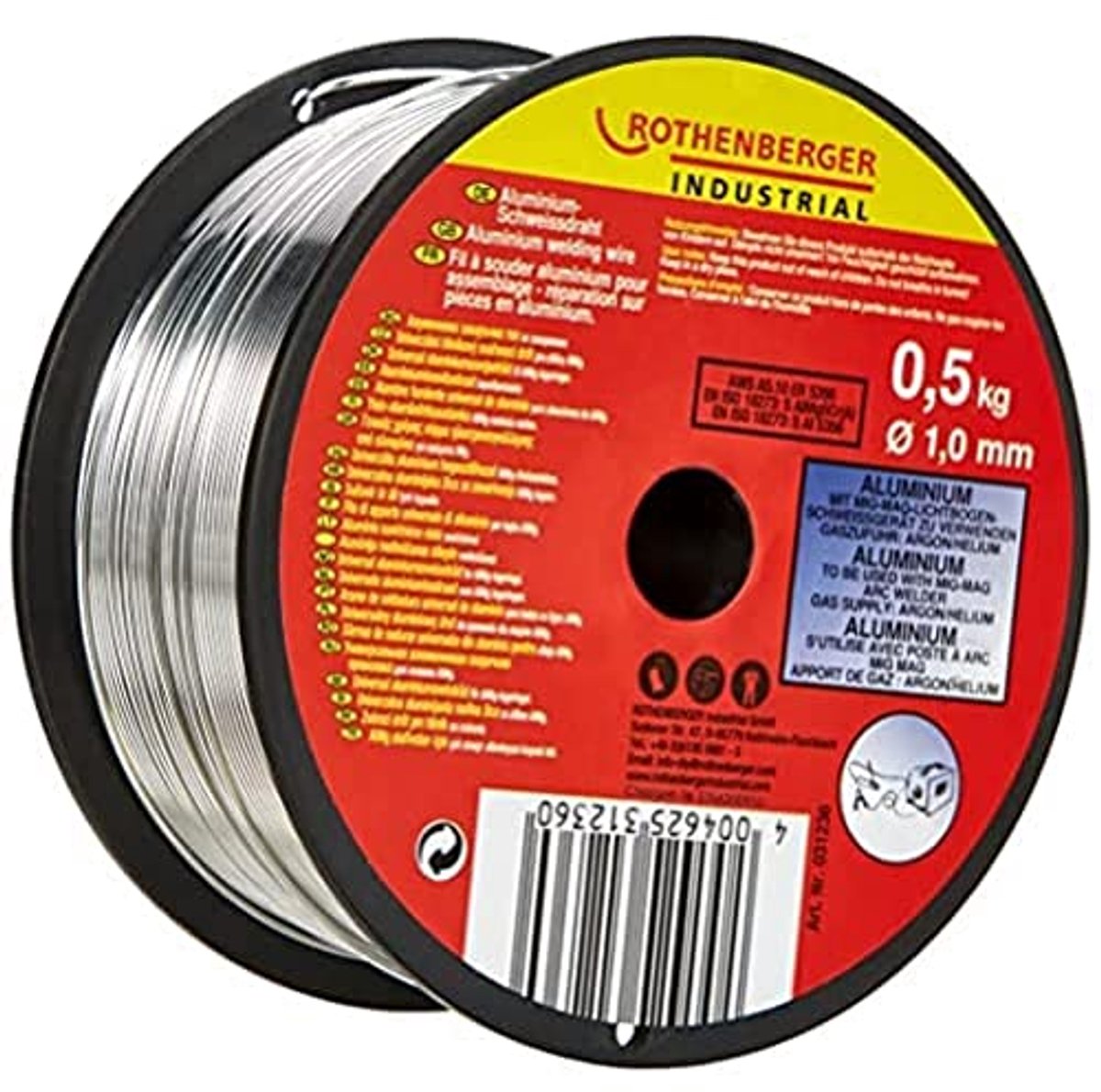 Industriële draadelektrode 1,0 mm voor MIG/MAG lasapparaten | 0,5 kg