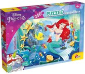 Lisciani - De kleine zeemeermin - Double face - Puzzel - 250 stukjes