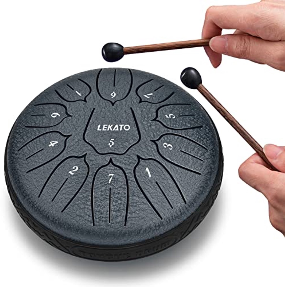 Stalen Tongtrommel 15 cm - 11 Noten - Handpan Drum voor Meditatie en Muzikale Educatie