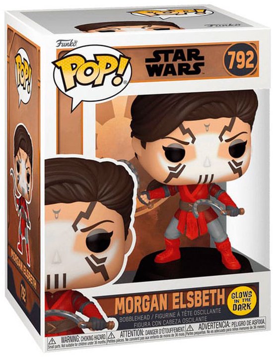 Star Wars Morgan Elsbeth (Glow in the Dark) vinylfiguur 792 Unisex Funko Pop! - Neutraal - Standard