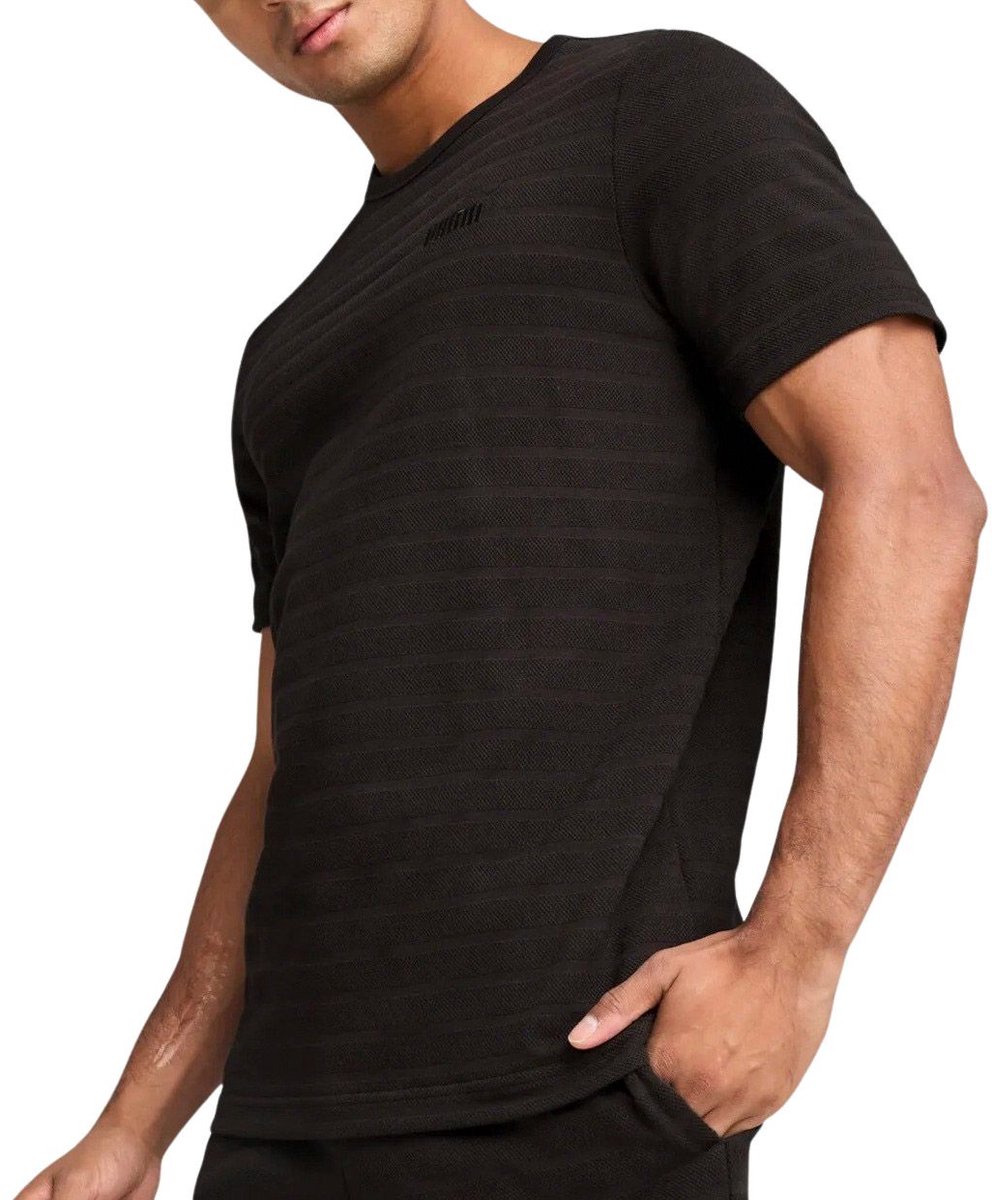 Puma ESS Elevated Structures Shirt Heren Zwart