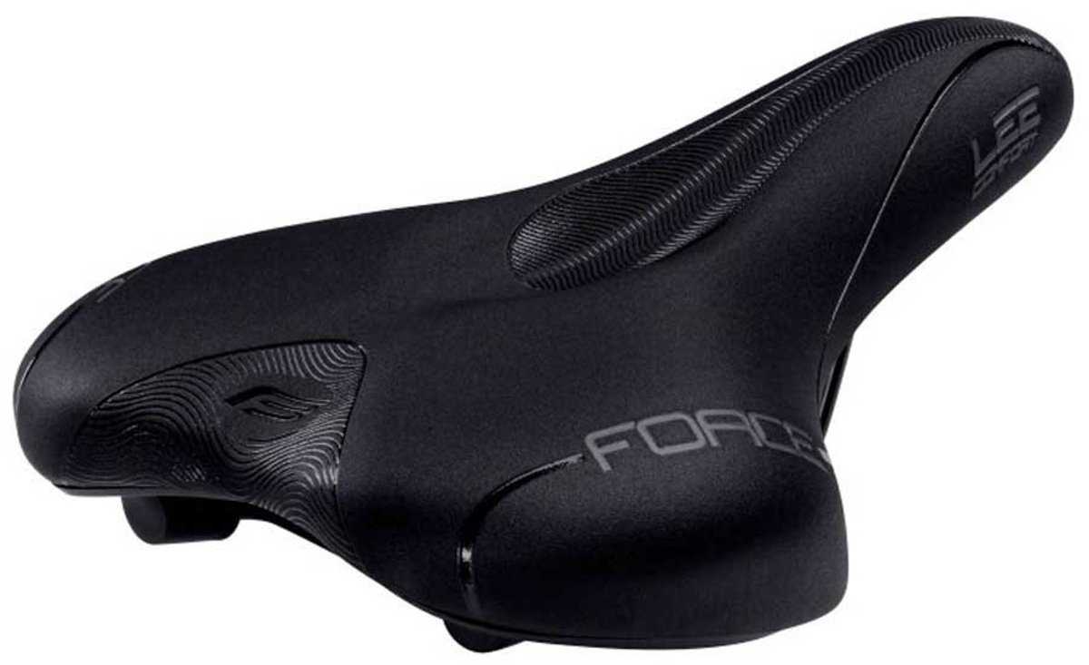 Force Lee Confort Sport Zadel Zwart 170 mm Man,Vrouw