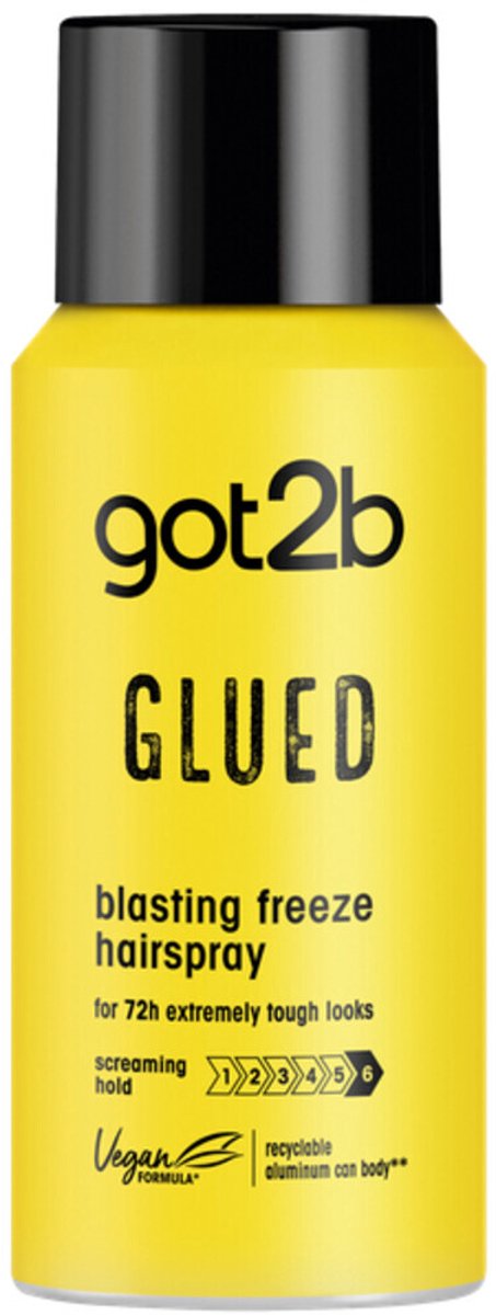 Got2b Glued Haarspray Mini - 3 x 100 ml - Voordeelverpakking